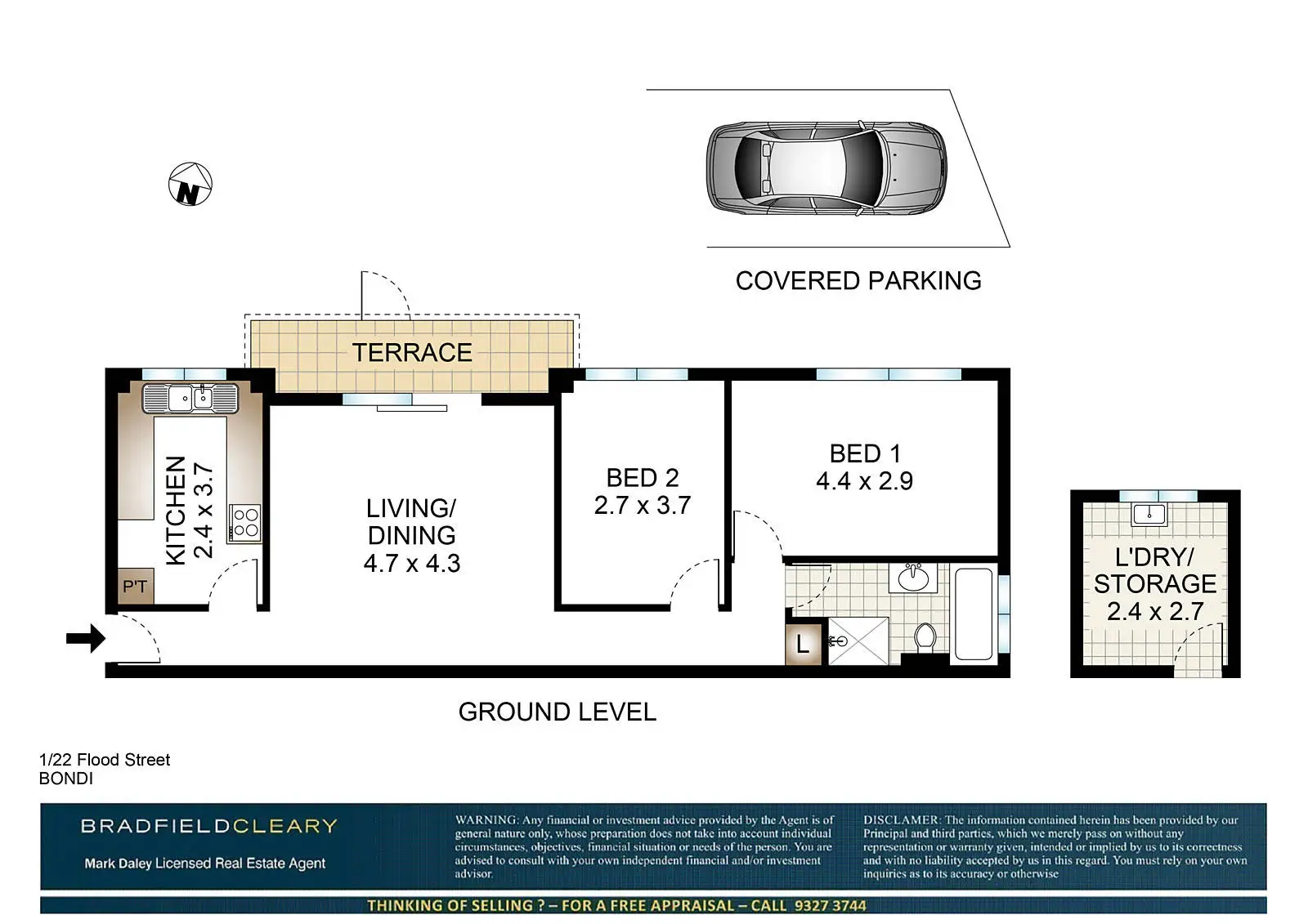 1/22 Flood Street, Bondi Sold by Bradfield Badgerfox - image 1