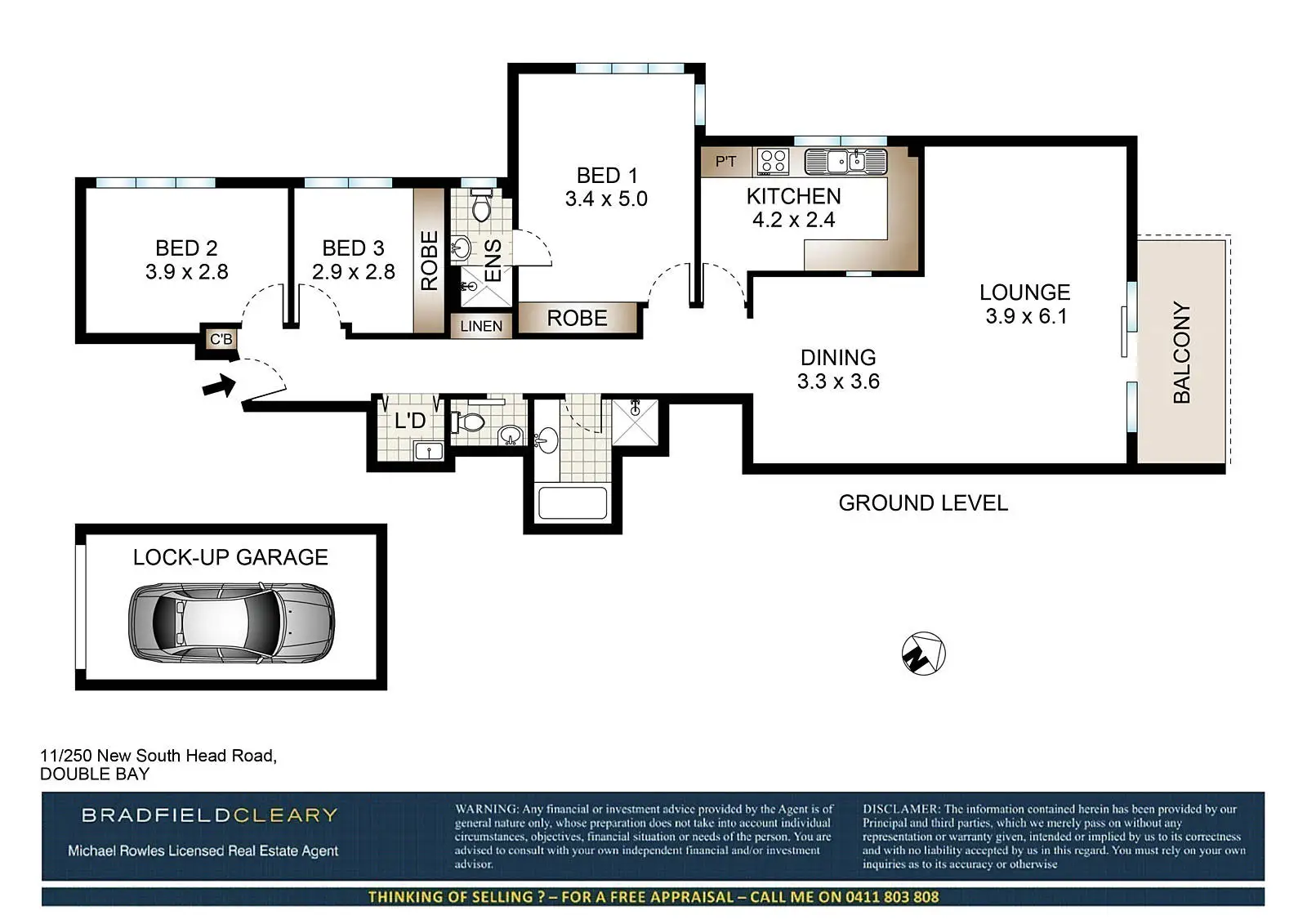 11/250 New South Head Road, Double Bay Sold by Bradfield Badgerfox - image 1