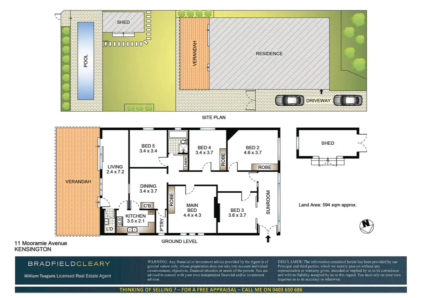 11 Mooramie Avenue, Kensington Sold by Bradfield Badgerfox - image 1