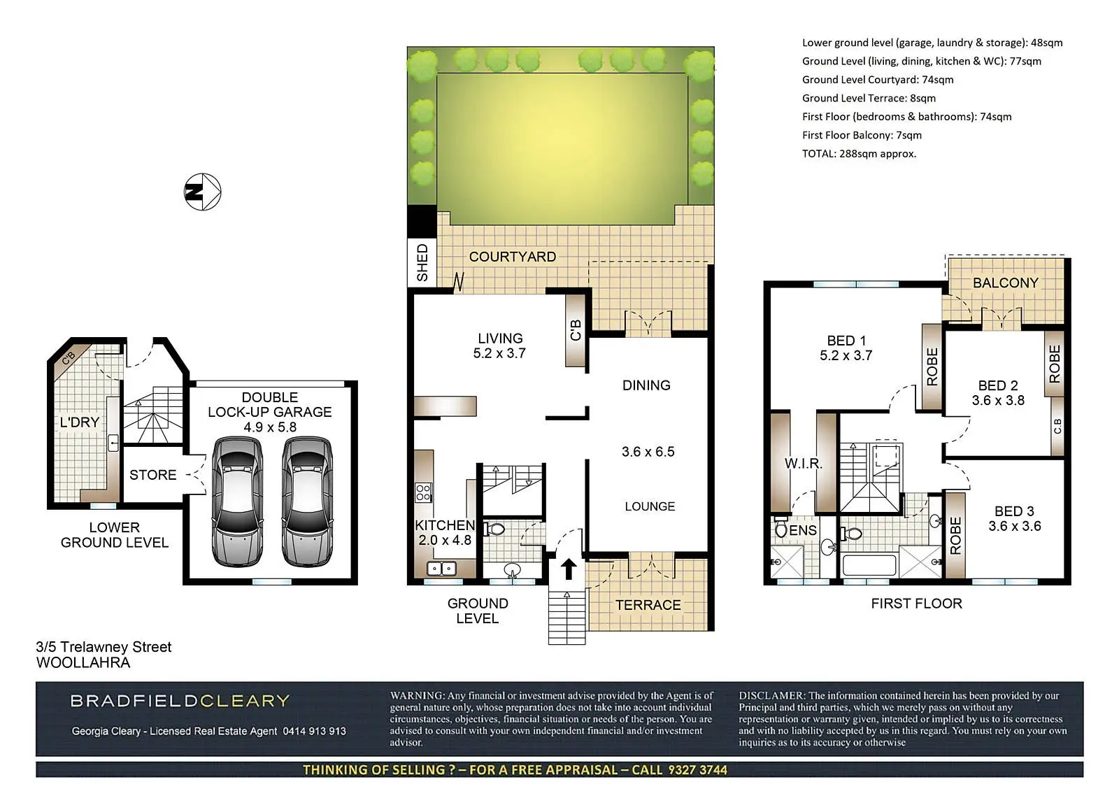 3/5 Trelawney Street, Woollahra Sold by Bradfield Badgerfox - image 1