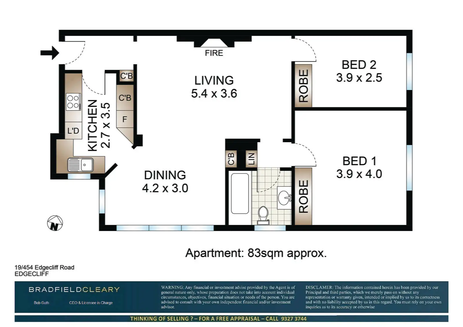 19/454 Edgecliff Road, Edgecliff Sold by Bradfield Badgerfox - image 1