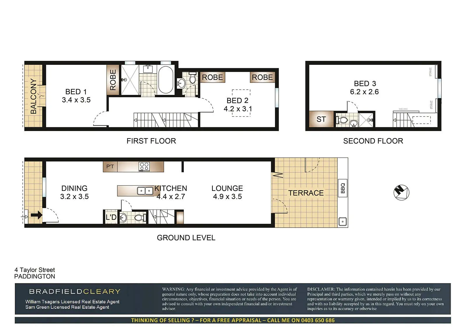4 Taylor Street, Paddington Sold by Bradfield Badgerfox - image 1