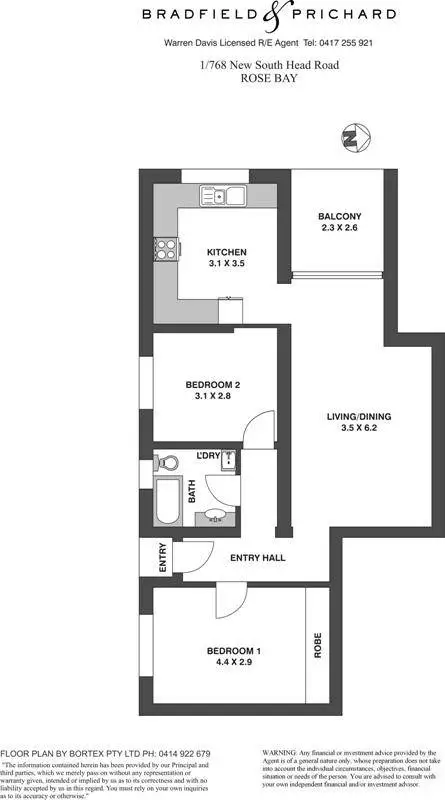 1/768 New South Head Road, Rose Bay Sold by Bradfield Badgerfox - image 1