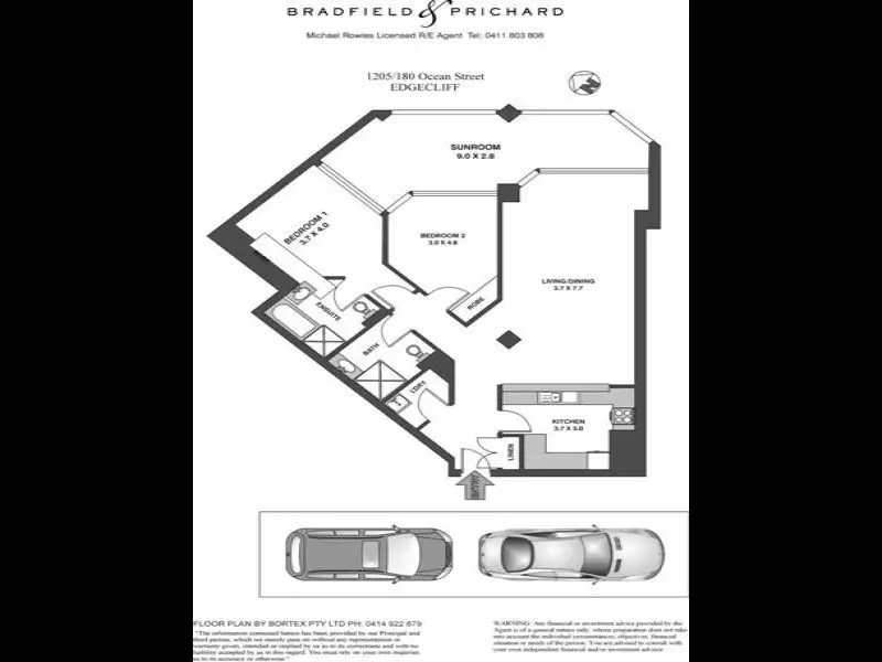 1205/180 Ocean Street, Edgecliff Sold by Bradfield Badgerfox - image 1