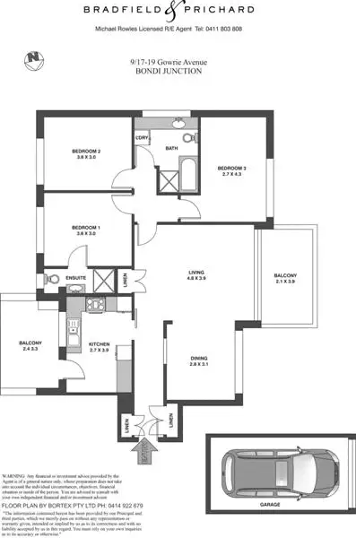 9/17-19 Gowrie Avenue, Bondi Junction Sold by Bradfield Badgerfox - image 1