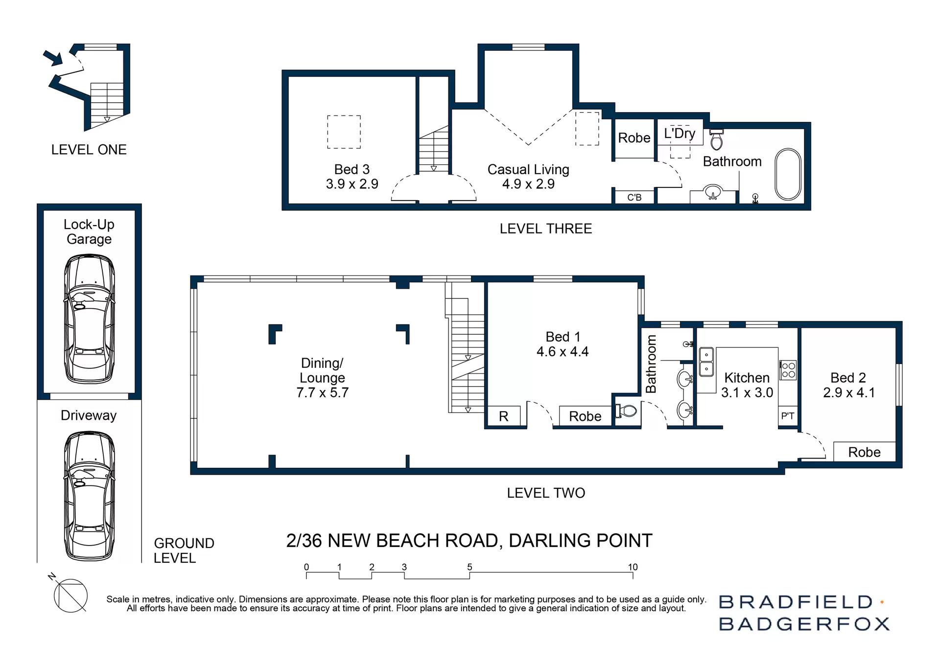 2/36 New Beach Road, Darling Point Leased by Bradfield Badgerfox - image 1