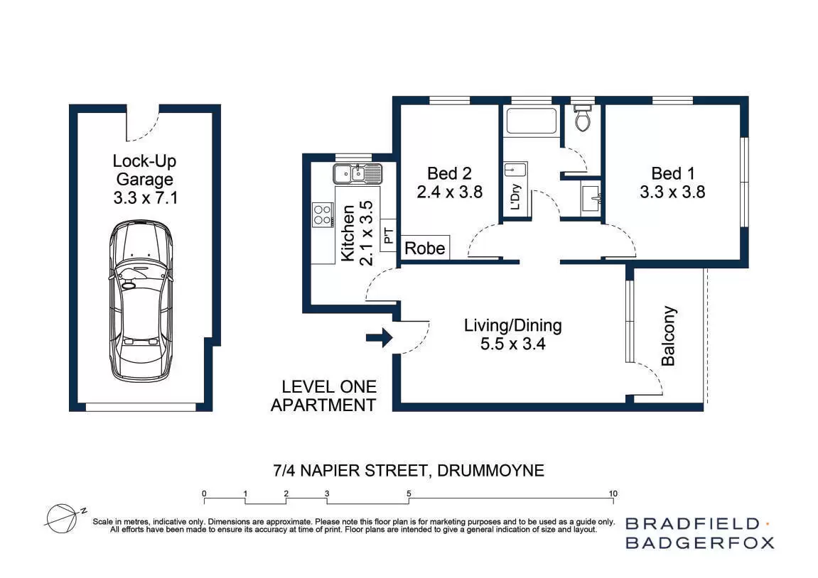 7/4 Napier Street, Drummoyne Sold by Bradfield Badgerfox - image 1