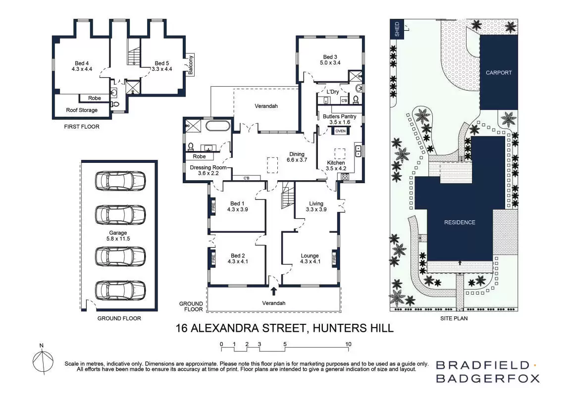 16 Alexandra Street, Hunters Hill Sold by Bradfield Badgerfox - image 1