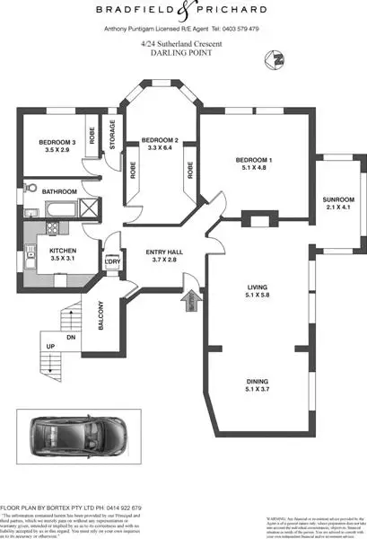 4/24 Sutherland Crescent, Darling Point Sold by Bradfield Badgerfox - image 1