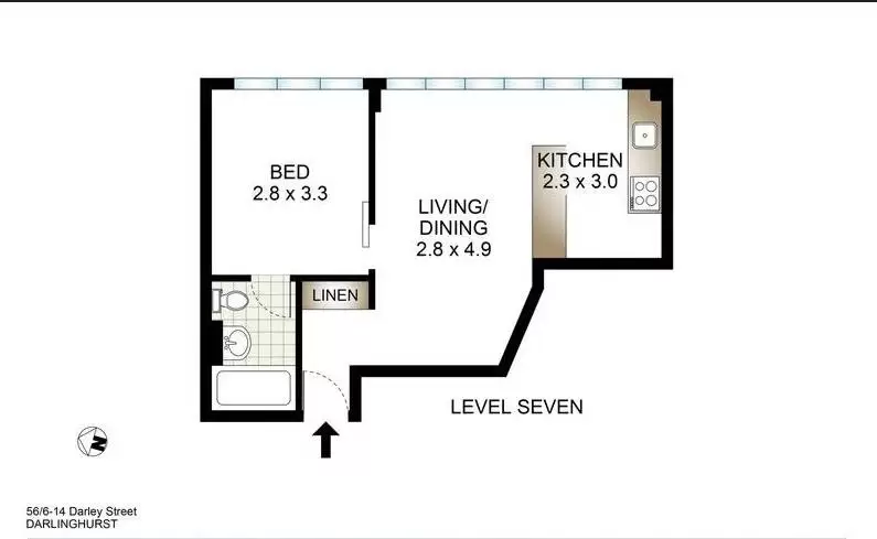 56/6-14 Darley Street, Darlinghurst Sold by Bradfield Badgerfox - image 1
