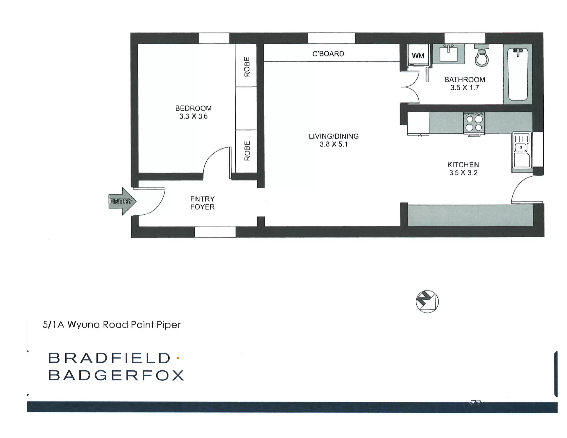 5/1A Wyuna Road, Point Piper Leased by Bradfield Badgerfox - image 1