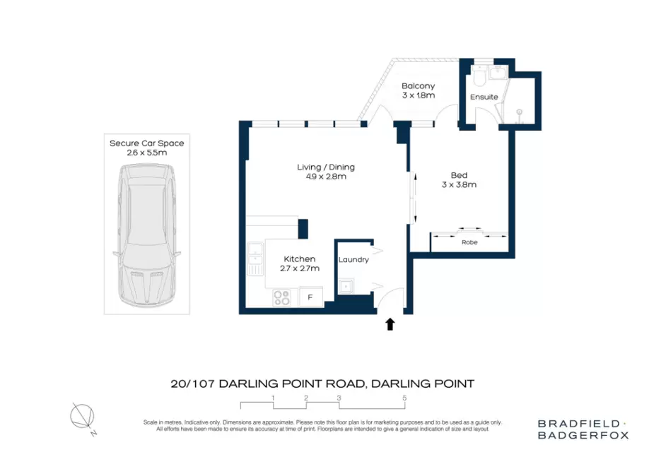 17/107 Darling Point Road, Darling Point Leased by Bradfield Badgerfox - image 1