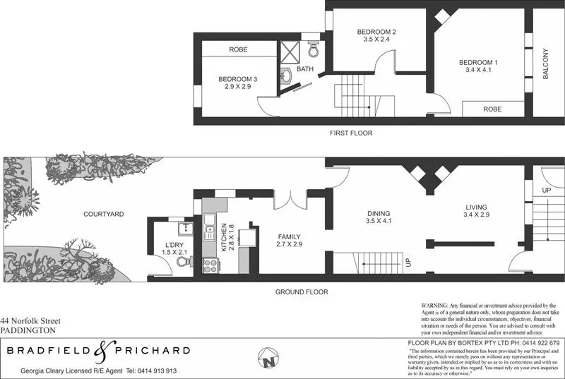44 Norfolk Street, Paddington Sold by Bradfield Badgerfox - image 1