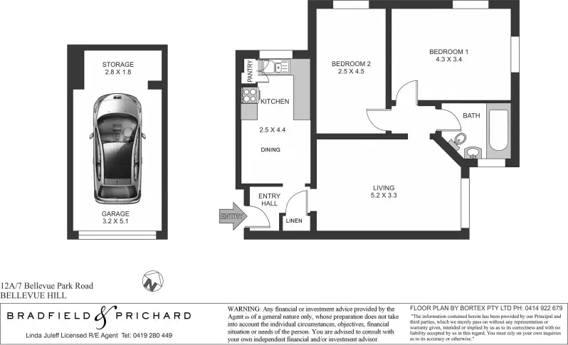 12A/7 Bellevue Park Road, Bellevue Hill Sold by Bradfield Badgerfox - image 1