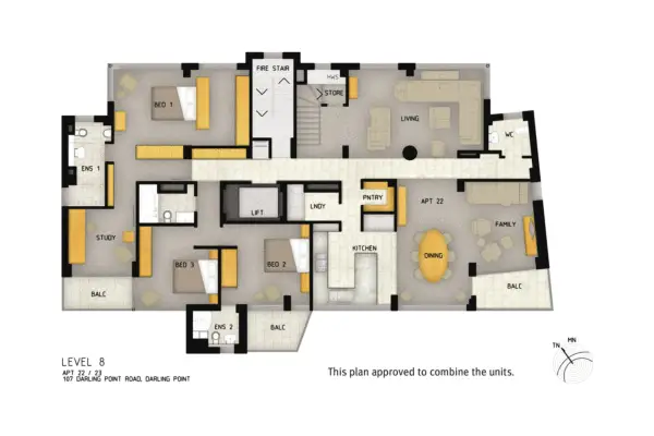 22-23 107 Darling Point Road, Darling Point Sold by Bradfield Badgerfox - image 1