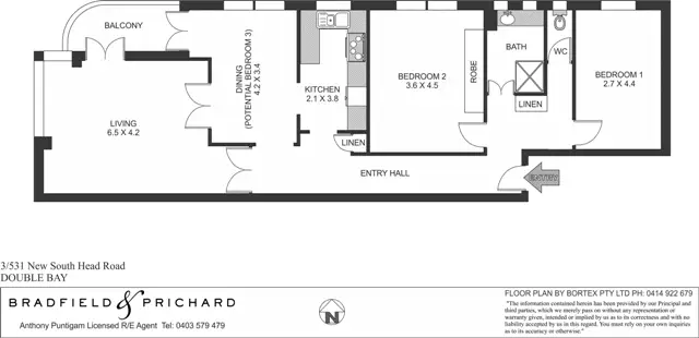 3/531 New South Head Road, Double Bay Sold by Bradfield Badgerfox - image 1