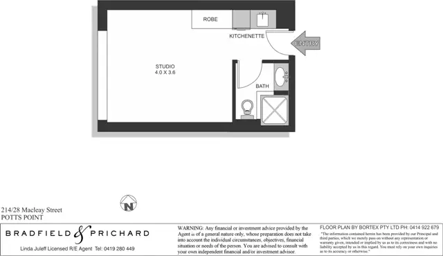 214/28 Macleay Street, Potts Point Sold by Bradfield Badgerfox - image 1