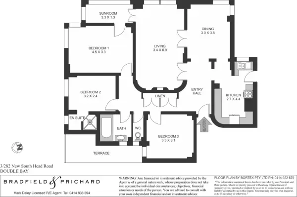 3/282 New South Head Road, Double Bay Sold by Bradfield Badgerfox - image 1