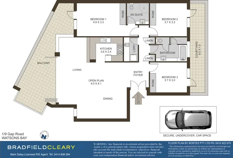 1/9 Gap Road, Watsons Bay Sold by Bradfield Badgerfox - image 1