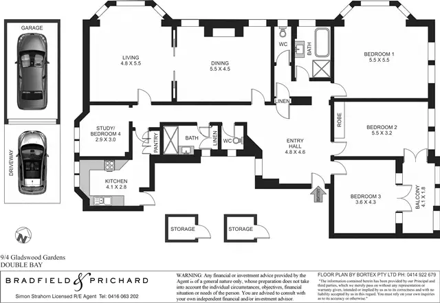 9/4 Gladswood Gardens, Double Bay Sold by Bradfield Badgerfox - image 1