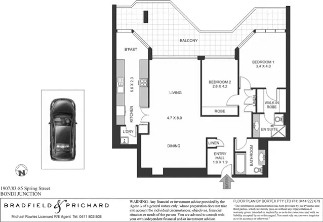 1907/83-85 Spring Street, Bondi Junction Sold by Bradfield Badgerfox - image 1
