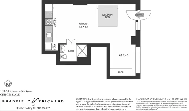 1/13-21 Abercrombie Street, Chippendale Sold by Bradfield Badgerfox - image 1