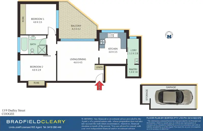 13/9 Dudley Street, Coogee Sold by Bradfield Badgerfox - image 1