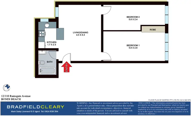 12/110 Ramsgate Avenue, Bondi Beach Sold by Bradfield Badgerfox - image 1