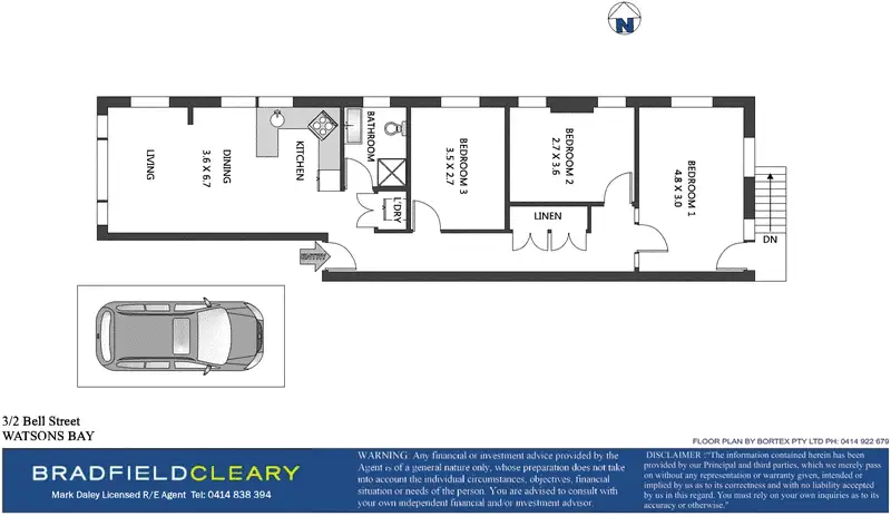 3/2 Bell Street, Watsons Bay Sold by Bradfield Badgerfox - image 1