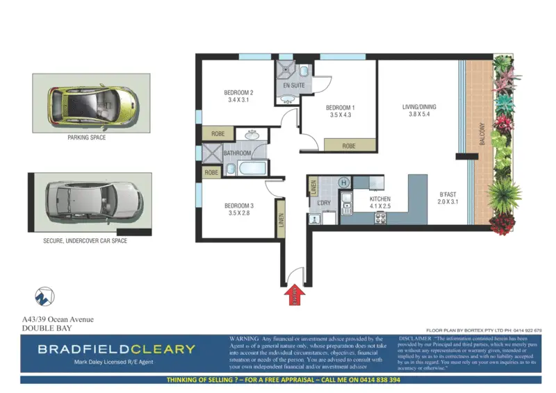 A43/39 Ocean Avenue, Double Bay Sold by Bradfield Badgerfox - image 1
