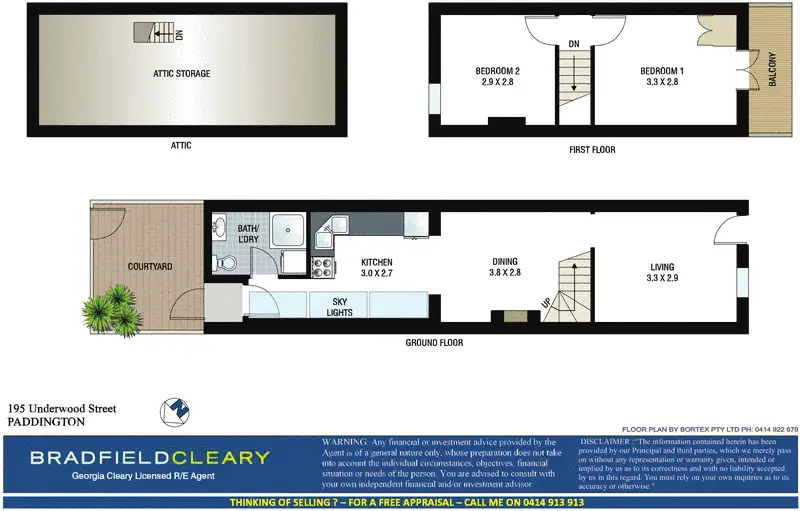 195 Underwood Street, Paddington Sold by Bradfield Badgerfox - image 1