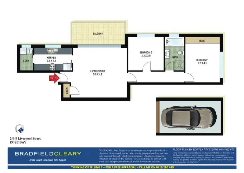 2/6 Liverpool Street, Rose Bay Sold by Bradfield Badgerfox - image 1