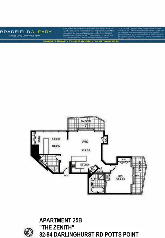 25B/82-94 Darlinghurst Road, Potts Point Sold by Bradfield Badgerfox - image 1