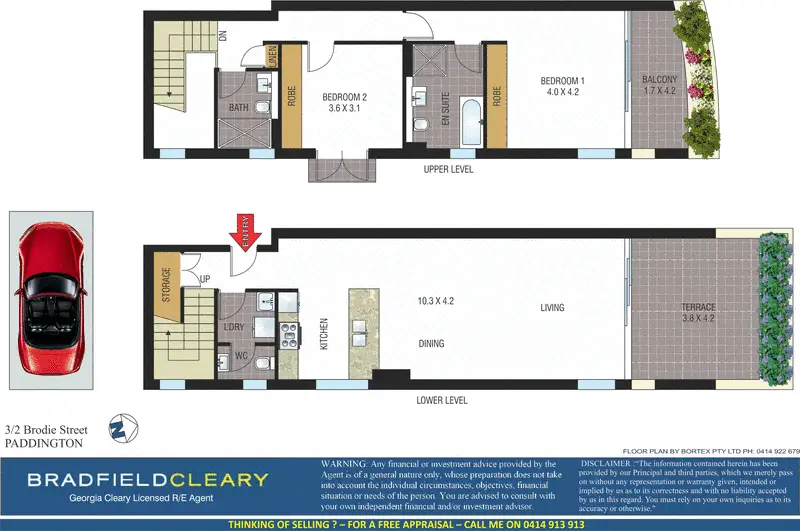 3/2 Brodie Street, Paddington Sold by Bradfield Badgerfox - image 1