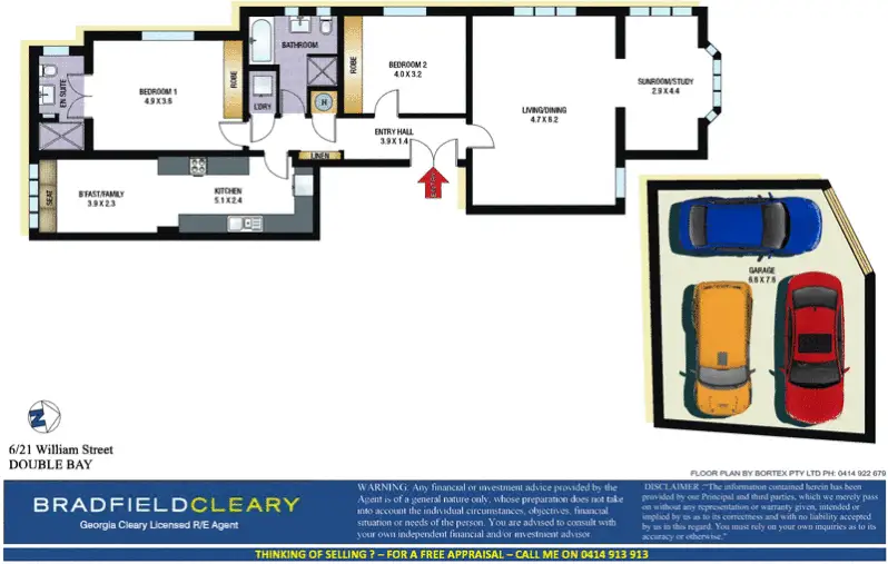 6/21 William Street, Double Bay Sold by Bradfield Badgerfox - image 1