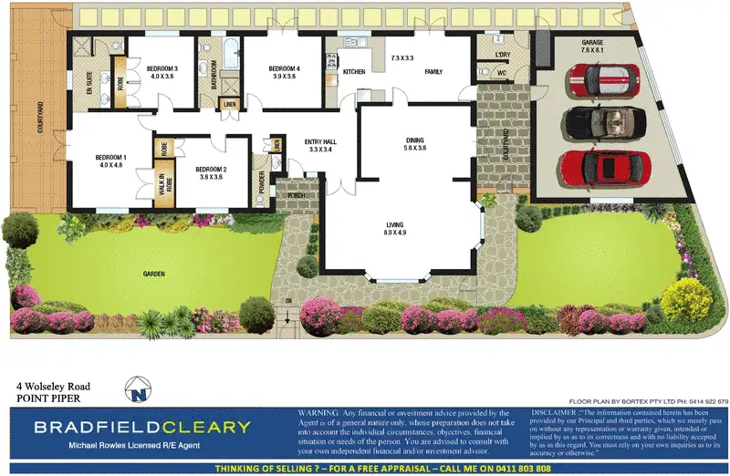 4 Wolseley Road, Point Piper Sold by Bradfield Badgerfox - image 1