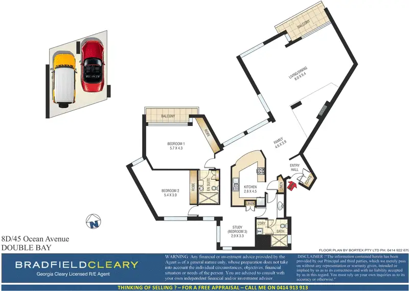 8D/45 Ocean Avenue, Double Bay Sold by Bradfield Badgerfox - image 1
