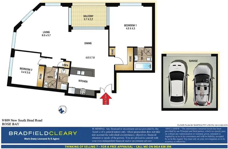 9/809 New South Head Road, Rose Bay Sold by Bradfield Badgerfox - image 1
