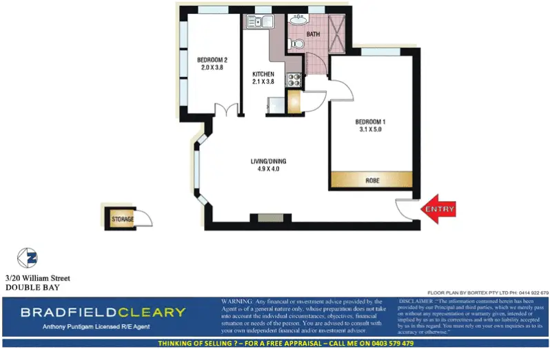 3/20 William Street, Double Bay Sold by Bradfield Badgerfox - image 1