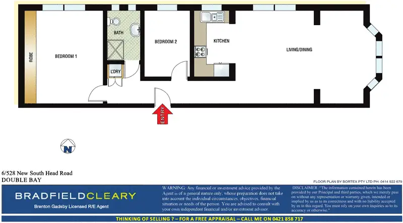 6/528 New South Head Road, Double Bay Sold by Bradfield Badgerfox - image 1