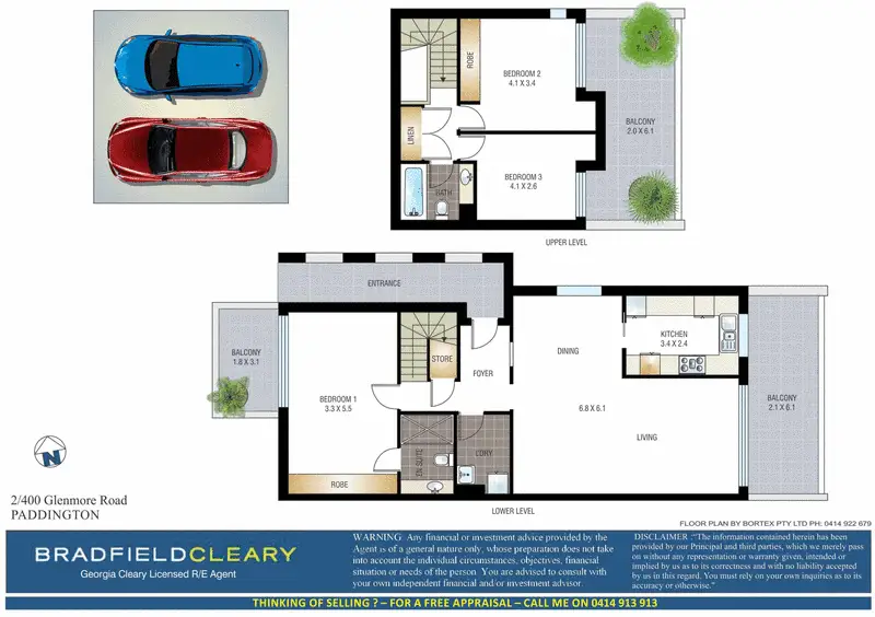 2/400 Glenmore Road, Paddington Sold by Bradfield Badgerfox - image 1