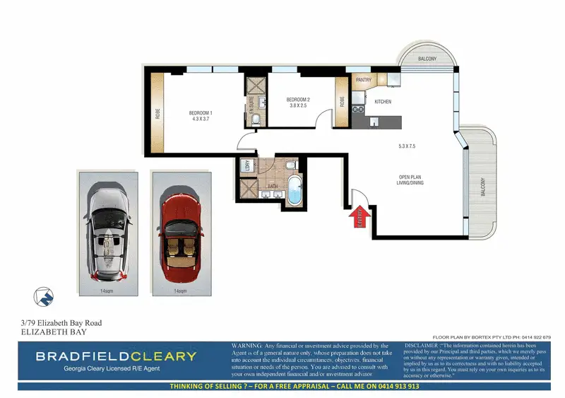 3/79 Elizabeth Bay Road, Elizabeth Bay Sold by Bradfield Badgerfox - image 1