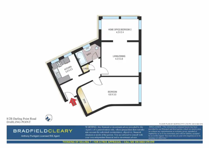 8/2B Darling Point Road, Darling Point Sold by Bradfield Badgerfox - image 1