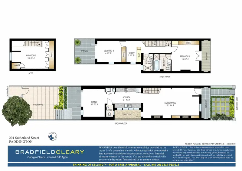 201 Sutherland Street, Paddington Sold by Bradfield Badgerfox - image 1