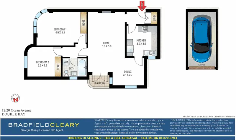 12/20 Ocean Avenue, Double Bay Sold by Bradfield Badgerfox - image 1