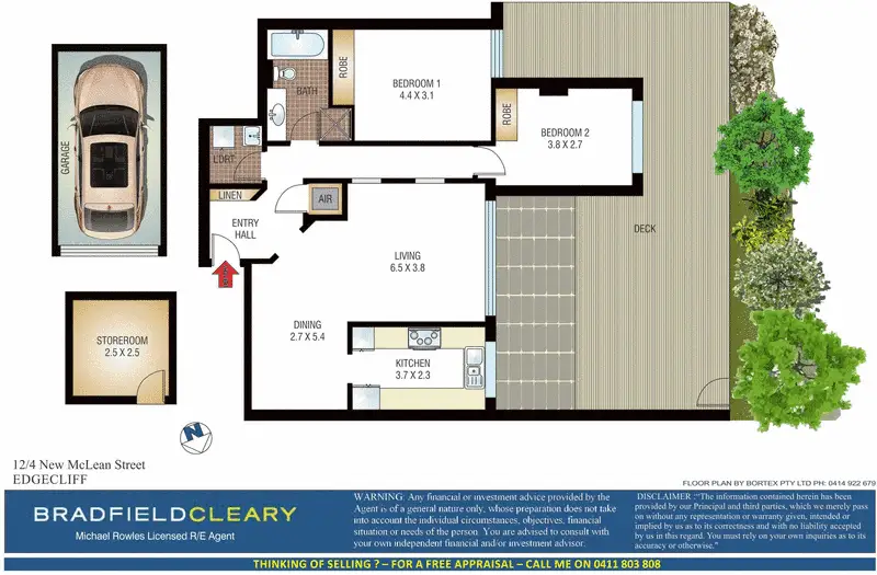12/4 New McLean Street, Edgecliff Sold by Bradfield Badgerfox - image 1