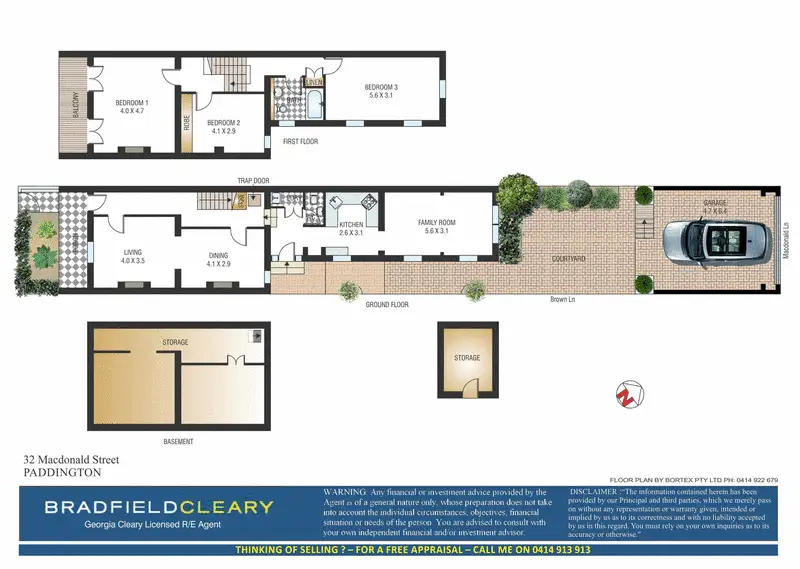 32 Macdonald Street, Paddington Sold by Bradfield Badgerfox - image 1