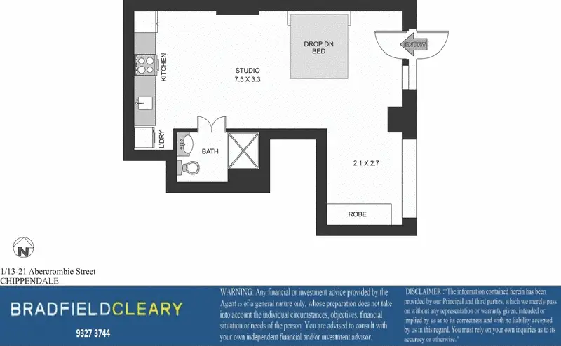 1/13-21 Abercrombie Street, Chippendale Sold by Bradfield Badgerfox - image 1